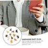 Operitacx 12Pcs Adorable Dog Earphone Caps Cute Cartoon Earphone Plugs