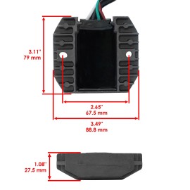 For Kawasaki Regulator Rectifier for Kawasaki ZX6R Ninja ZX-6R ZX600 2000-2002 Regulator