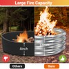 60 Inch Extra Large Fire Pit Ring for Outside, Heavy