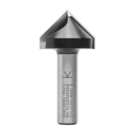 ENT V-Groove-Cutter and Engraving Cutter TC Shank (C) 12 mm, Diameter (A) 32 mm, B 23,5 mm, E 90°, D 40 mm