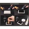 Octopus 50 ml Solvent Stamp Ink, Black, Waterproof Solvent-Based for