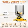 FAB&DELUXE Cold Press Juicer - 34oz Juicer Machines with 4.3"