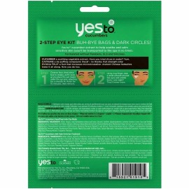 Yes To Cucumbers Two Step Eye Kit Daily Eye Treatment & Under Eye Masks