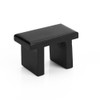 Grand Piano Shaped Windup Wooded Music Box with Small Stool