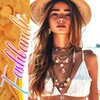 Fashband Boho Seestern-Halskette mit mehreren Perlen, Muschel-Halsketten, Strand-Halsketten für Damen