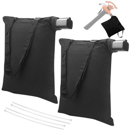 Braveboy 2 Pack 5140125-95 Leaf Blower Vacuum Vac Shoulder Bag Compatible with Black & Decker BV3100 Leaf Blower - 5140117-99 5140125-95 Shoulder Bag, Replacement Leaf Bag