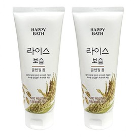 Happy Bath Rice Moisturizing Cleansing Foam 200ml x 2