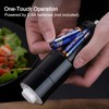 ONEIN Electric Salt and Pepper Grinder Set, ABS Pepper Mill