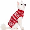 Blueberry Pet Ugly Christmas Snowflake Dog Sweater, Small Dog Sweater,