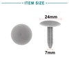 ACROPIX Universal 6.5mm Hole Diameter Plastic Rivet Fasteners Fender Bumper