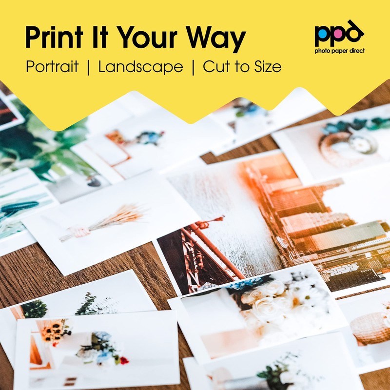 PPD 100 Sheets 7x5 Inkjet Premium Photo Paper Gloss (280