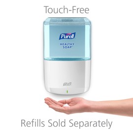 PURELL ES6 Automatic Hand Soap Dispenser, White, Compatible with 1200 mL PURELL ES6 Hand Soap Refills (Pack of 1) - 6430-01 - Manufactured by GOJO, Inc.
