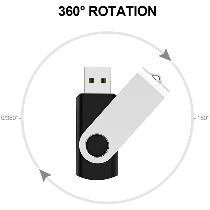 64GB USB Flash Drive USB Stick,USB 2.0 Memory Stick Swivel