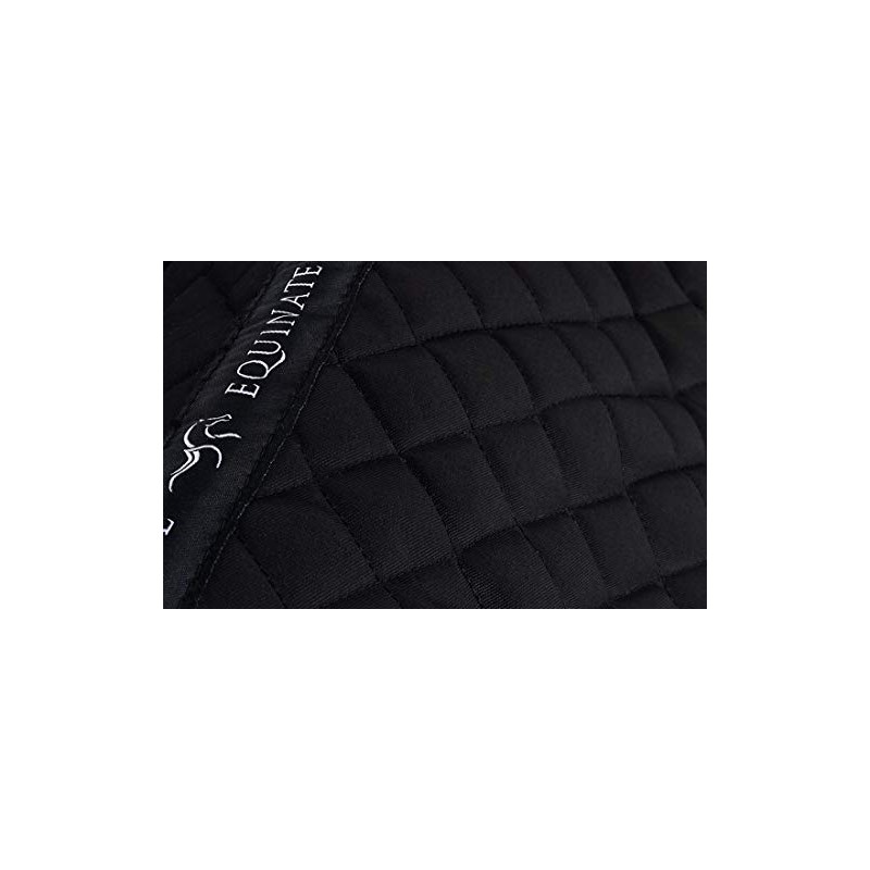 Equinate Sidney Padded Saddle Pad with Synthetic Lambskin Horse Pony