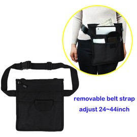 newganbo Waitress Apron Server Aprons Serving Aprons for Waitresses Cute Reusable Restaurant Teacher Money Pouch with Adjustable Belt and Shoulder Strap