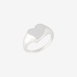 [D.Silver] Silver 925 Dusty Love Ring Silver S (No. 11) / [D.Silver] 실버925 더스티 러브 반지 실버  S(11호)