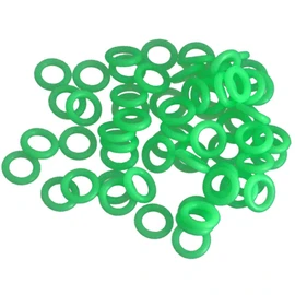 BESPORTBLE Pack of 100 Tent Stakes Ring Plastic Lights Peg Rings Tent Nail Rings Camping Tent Pegs Accessories