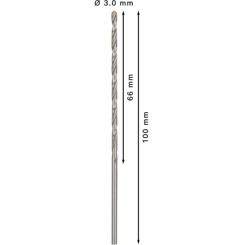Bosch Accessories Metal drill bits HSS-G, DIN 340, Blue, 5