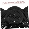 TEHAUX 12pcs Stainless Steel Round Ventilation Cover for Cabinets and