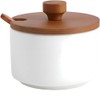 MAGICVOGEL Spice Jar, Ceramic Spice Jars, Sugar Bowl with Lid