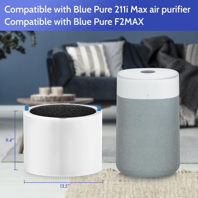 XBGG 2 Pack 211i Max Replacement Filter Compatible with Blueair