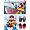 2 Pairs Kids Winter Gloves Full Finger Knitted Gloves Warm