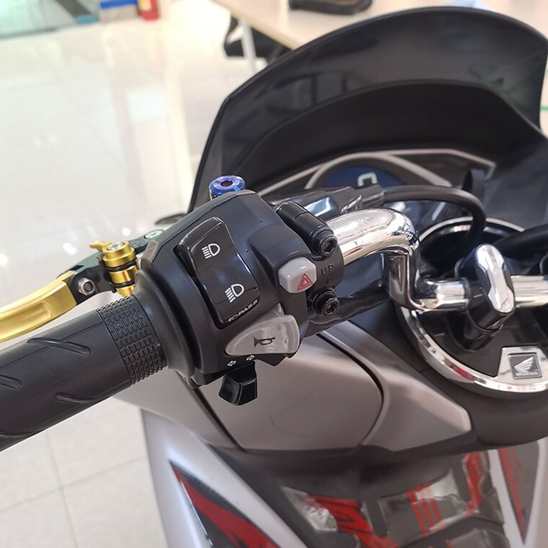 22mm Handlebar Switch Assembly High Low Beam Hazard Light Turn