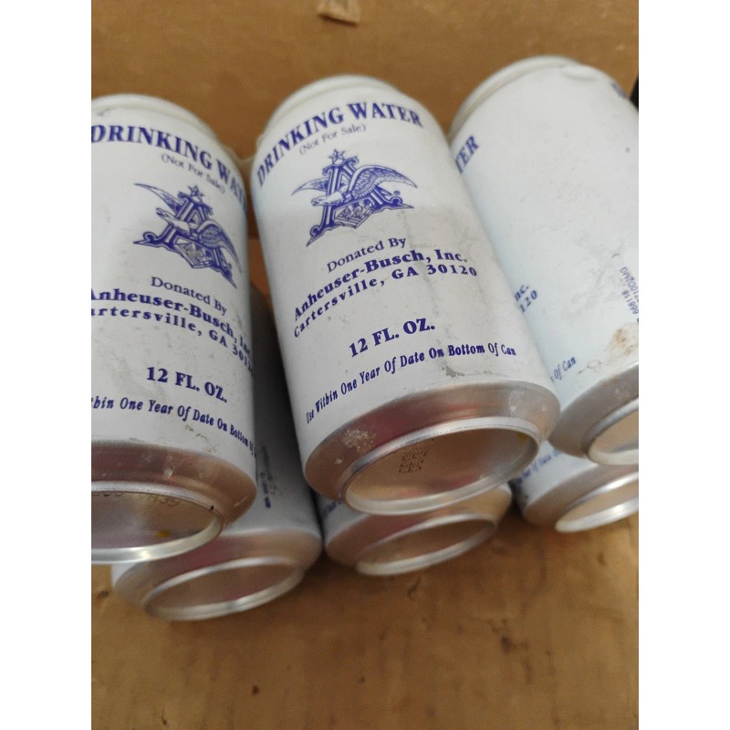 Budweiser Vintage 6 pack Anheuser Busch Drinking Water Virginia 2003
