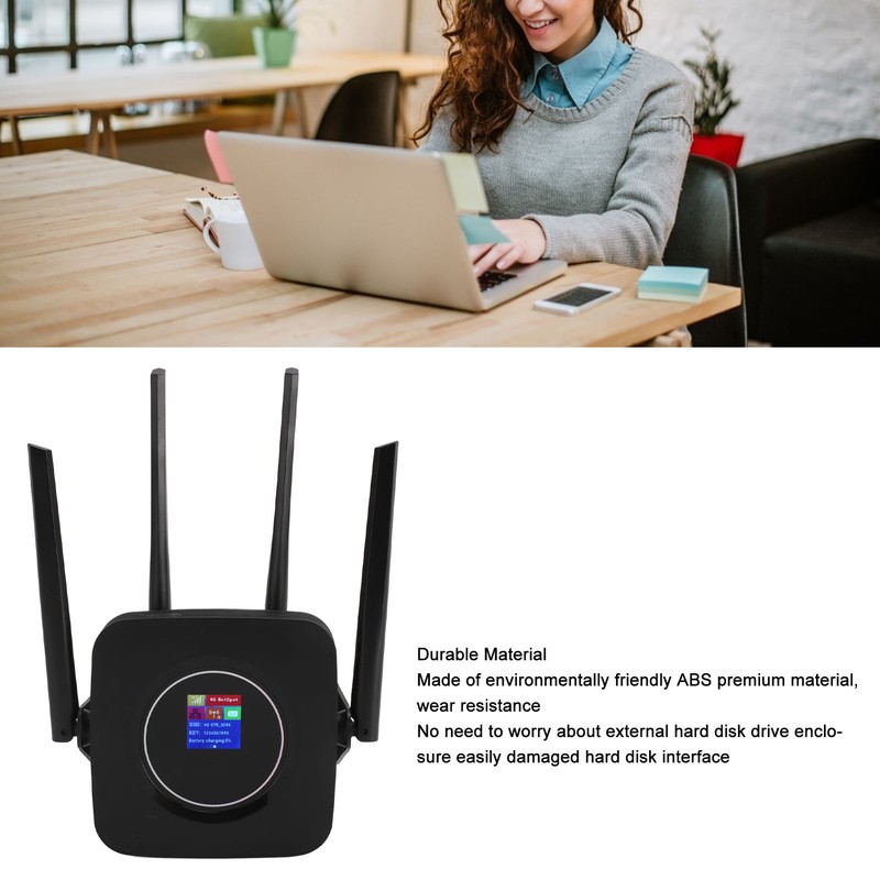 4G LTE CPE WiFi Router with SIM Card Slot 300Mbps