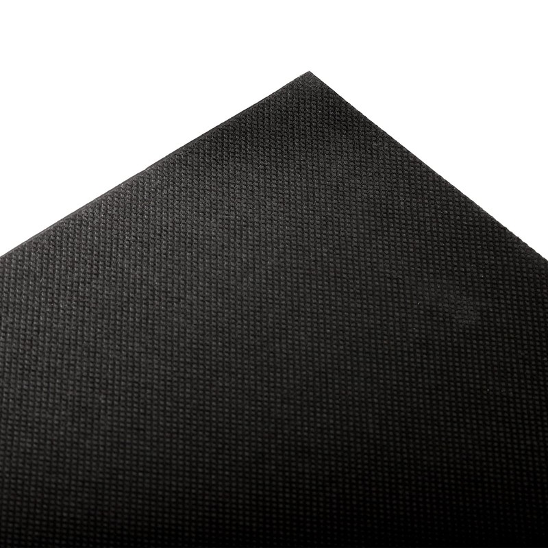 Lyellfe Black Serving Tray with Handles, Decorative Ottoman Tray in