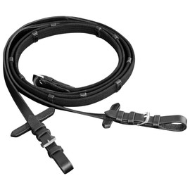 Flash Bridle with Reins and Bit Leather Black Pony Sporting Goods,Outdoor Recreation,Equestrian,Horse Tack,Bridles Black 0,8 LBS