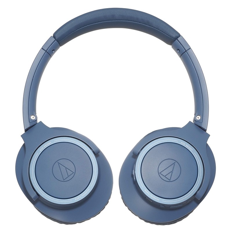 Audio-Technica ATH-SR30BT BL Headphones, Bluetooth Wireless Headphones with Mic, Up