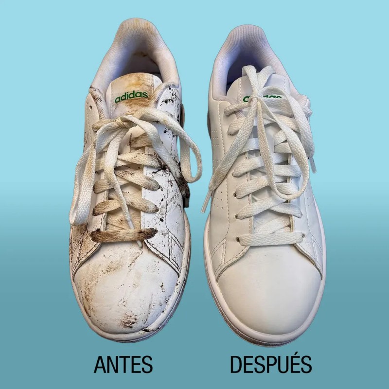 Kit De Limpieza De Tenis Tela & Piel Limpiador En