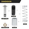 Atesilor Low Side Smaller Pump Piston Plunger Kit, Universal Fit