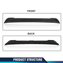 PIT66 Front Lower Valance Skid Plate Black Compatible With Chevy Trax 2017-2021 GM1095210 42392740