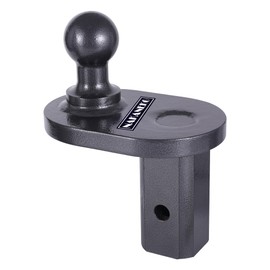 NAKANEKO GNXA4085,4” Offset Gooseneck Ball,Heavy Duty Trailer Hitches Gooseneck Hitch Extender,20000 lbs GTW,5000 lbs VTW,2-5/16 Inch Diameter Ball