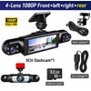 Multi-Lens Dash Cam for Vehicle Recording – 1080P Front, Side