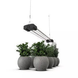 BoostGro LED Plant Grow Light Sunlike Full Spectrum Flower Hydroponics Dual Tube - 2 FT, 4-Pack