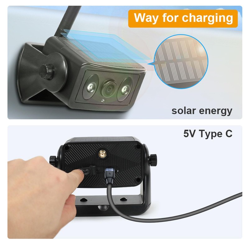 Blind Spot Backup Kamera Wireless WiFi Rückansichtskamera 1280x720 HD -Auflösung