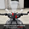 SAUTVS Wider Adventure Adjustable Windshield for Can-Am Ryker, New Upgrade