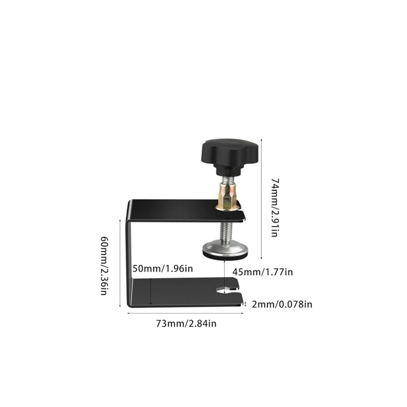 Armastuse 4 Pcs Drawer Front Installation Clamps,Adjustable Stable Furniture Woodworking