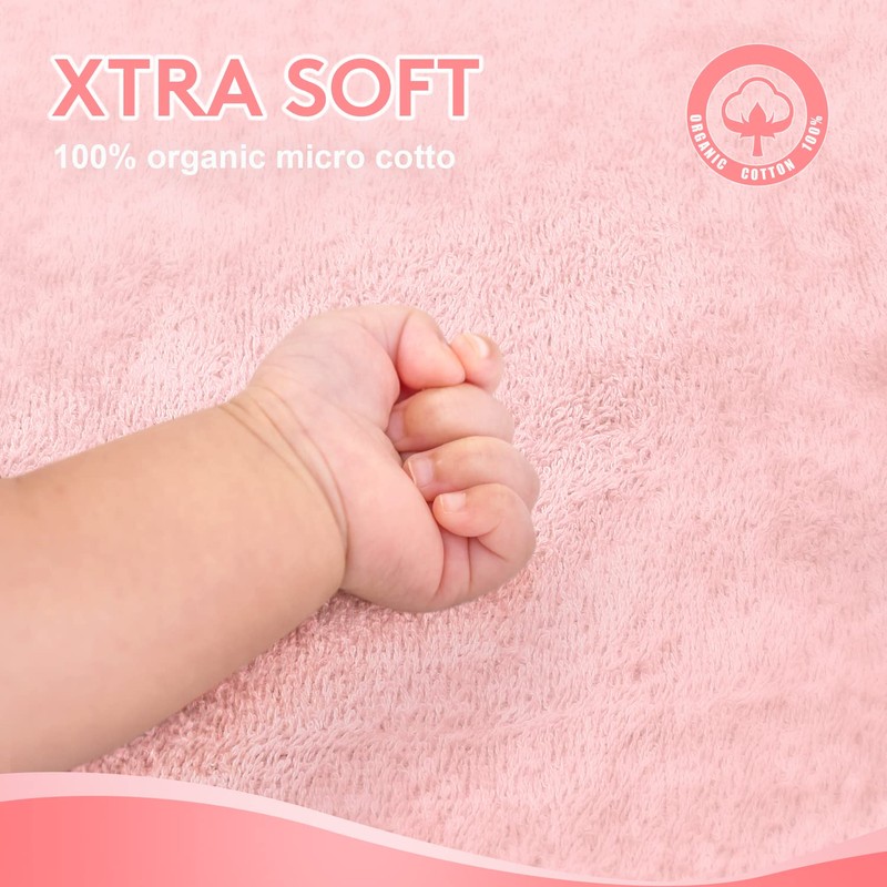 TBEZY Toalla con capucha para niños, 100% algodón, ultra suave