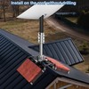 Starlink Gen 2 Roof Ridge Mount - No-Drill Installation Pole