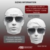 proSPORT Bifocal Sunglass Reader for Men Women Square Aviator Pack