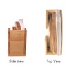 Unibene Bamboo Coffee Filter Holder, Coffee Paper Storage Container Dispenser