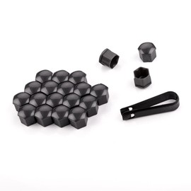 LST 20x 17 mm grau glänzend Sechskantkappen Radschrauben Abdeck Kappen