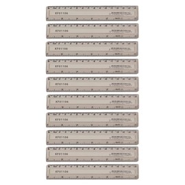 Q-Connect Acrylic Shatter Resistant Ruler 15cm Clear (Pack of 10)