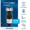 GE GFC565W Disposer, Black