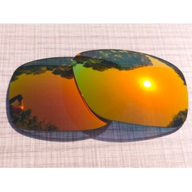 Camarrst Non-Polarized Lenses Replacement for Oakley Holbrook XL Sunglasses OO9417 - Multiple Colors (Orange)