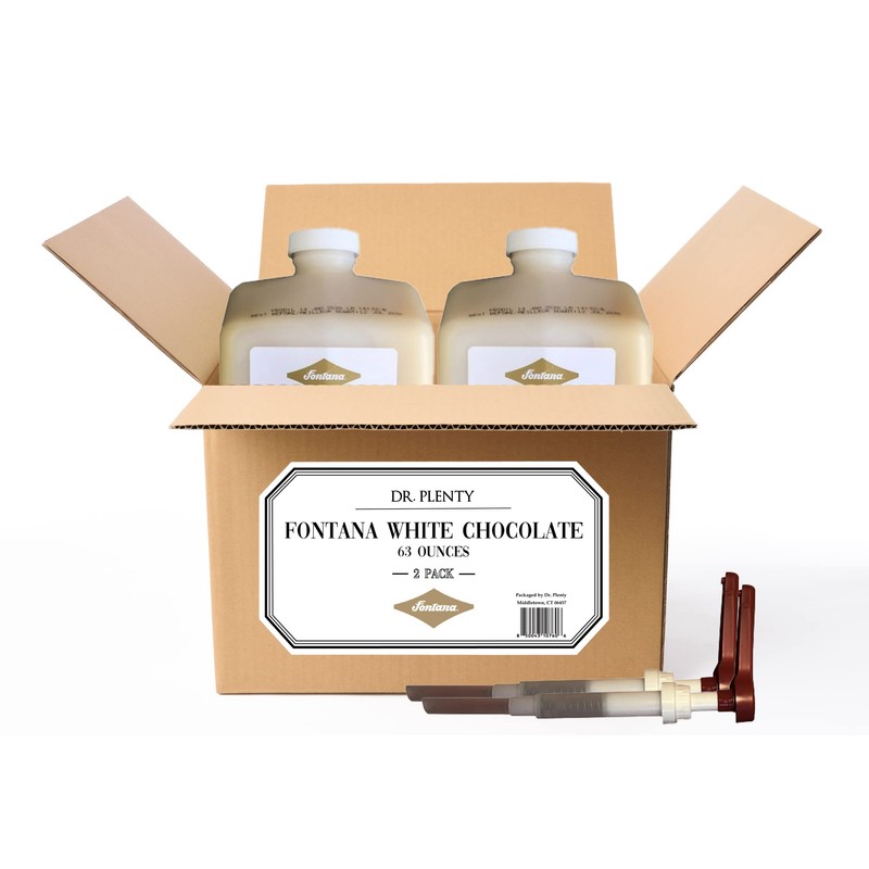 Fontana White Chocolate Mocha Sauce, 63oz (2 Pack) - Coffee